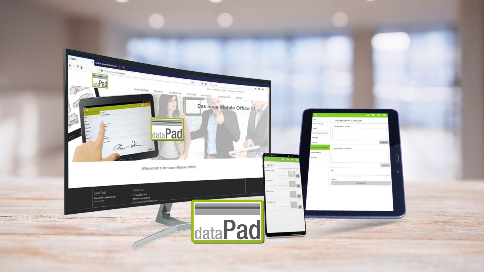 dataPad Mobile Office App