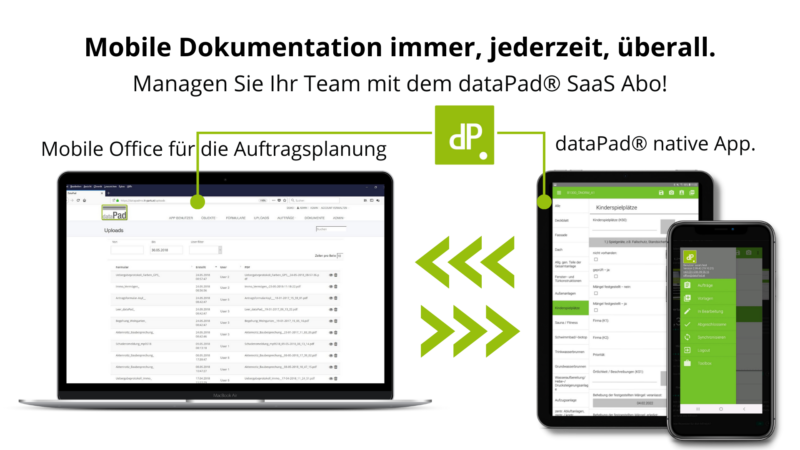 dataPad_darum_dataPad_Auftragsplanung und Doku-App – All in One_Sicherheit_und_Kontrolle