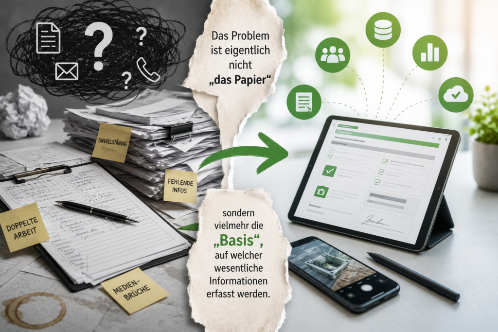 Papierchaos Digitale Ordnung